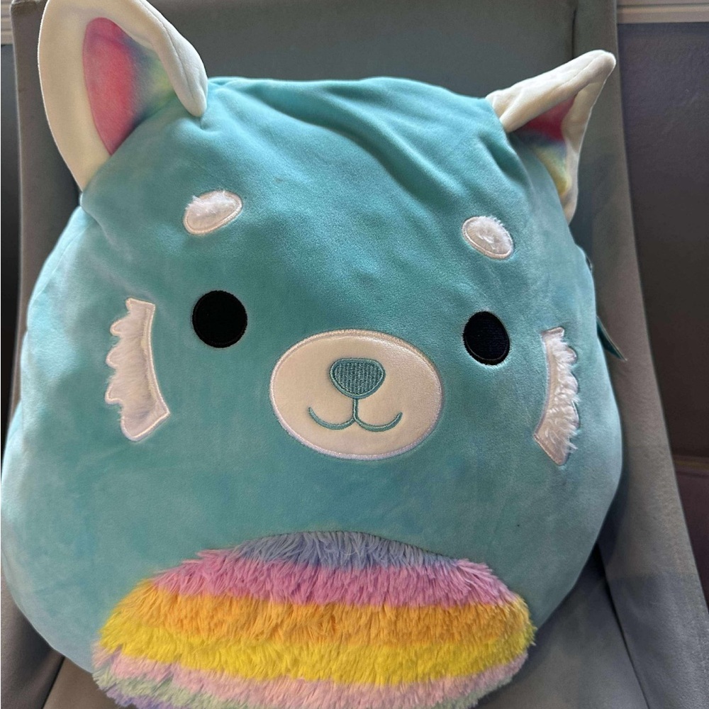 Squishmallows 16" Vanessa the Rainbow Red Panda